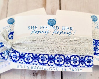 Found her Honey Honey Favor - Greek Bachelorette - Disco Ball Blue Theme - Disco Bachelorette - Dancing Queen Party - Last Disco - Greece