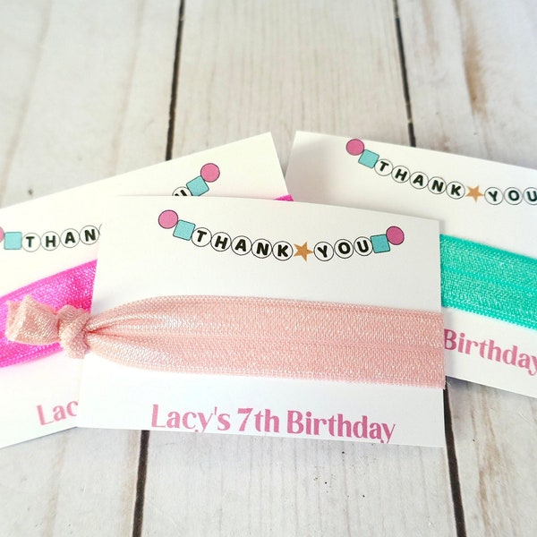 Friendship Bracelet Theme Favor - Tween Birthday - Jewelry Making Party Favor - Girls Party Favor - Sleepover Gifts - In her Birthday Era