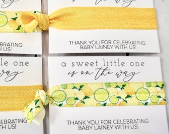 Lemon Baby Shower Favor - Citrus Baby Shower Theme - Lemonade Shower Theme - Spring Summer Theme - Personalized Shower Favor - Little Lemon