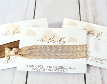 Cloud Baby Shower Favor - Minimal Neutral Baby Shower - Heaven Shower Theme - Little Piece of Heaven - Personalized Baby Shower Favor