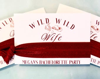 Wild Wild Wife Bachelorette Favor - Western Bachelorette Theme - Last Rodeo - Nashville Austin Theme - Cowgirl Bachelorette - Custom Favors