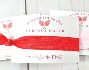 Perfect Match Bachelorette Favor - Matchbox Theme - Match Made in Heaven - Found Her Match - Personalized Favor - Matchbox Favor - Pink