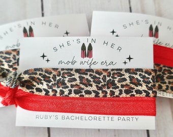 Mob Wife Bachelorette Favor - Cheetah Leopard Mob Bachelorette - Italian Money - Old Money Glitz and Glam - Mob Aesthetic - Rich Theme