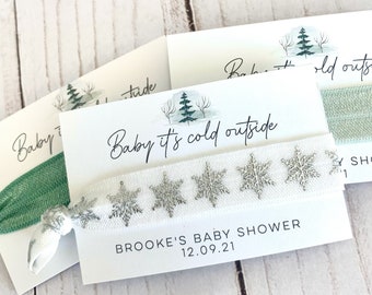 Baby It’s Cold Outside Shower Favor - Winter Wonderland Baby Shower - Modern  Pine - Sage Winter Baby Shower - Winter Forest Baby Shower