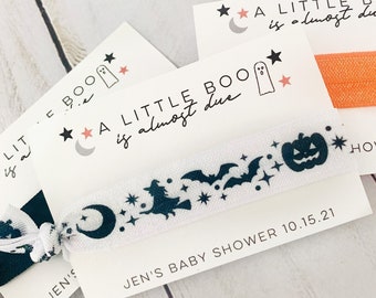 Halloween Baby Shower Favor - Fall Baby Shower - A Little Boo is Almost Due - A Baby Is Brewing - Halloween Shower - Little Pumpkin Favor