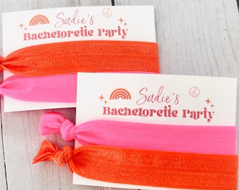 70s Bachelorette Favor - Groovy Bachelorette Party - Last Disco Bachelorette - Retro Bachelorette - Pink and Orange Party - Hippie Party