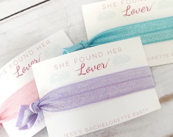 Lover Bachelorette Party Favor - She Found Her Lover - Engagement Party Favor -  Inspired Bachelorette - Watercolor Pastel Bach