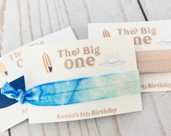Cadeau de fête d'anniversaire de surf - The Big One Birthday - Retro Surf Party - Surf Van Beach - Fête d'anniversaire de plage - Cadeau de planche de surf - Vague