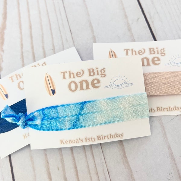 Surf Birthday Party Favor - The Big One Birthday - Retro Surf Party - Surf Van Beach - Beach Birthday Party - Surfboard Party Favor - Wave