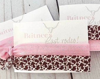 Last Rodeo Bachelorette Favor - Pink Retro Western - Let’s Go Girls - Country Pink Nashville Cowgirl Bachelorette - Let’s Get Nashty Bach