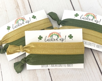 St. Patrick’s Day Bachelorette Favor - Let’s Get Lucked Up - St Pattys Favor - Irish Bachelorette - Kiss Me I’m Irish - Let’s Get Shamrocked