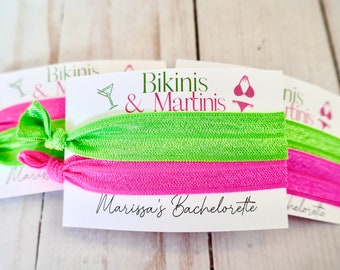 Bikinis and Martinis Bachelorette Favor - Beach Bachelorette - Pool Party Favor - Let’s Flamingle Miami Bach Palm Springs - Boat Bach - Swim