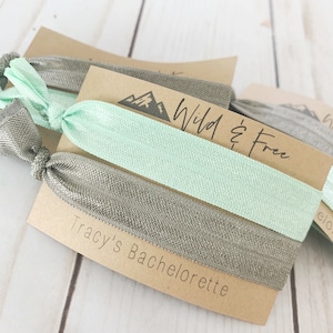 Wild And Free Bachelorette - Mountain Bachelorette - Weekend in the Woods - Cabin Camping Trip - Glamping Party Favor - Mountain Vibes