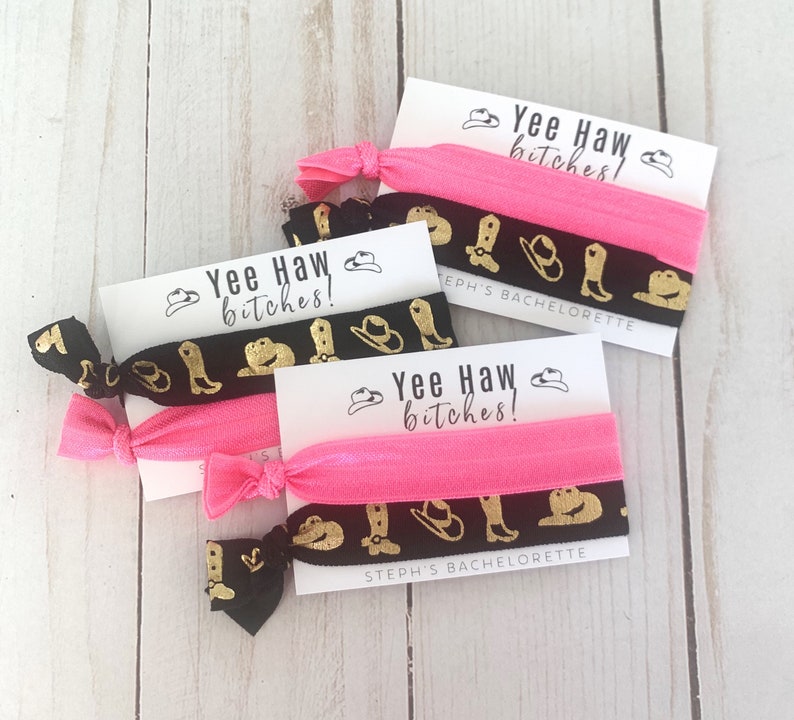 Country Bachelorette Favor - Yee Haw Bitches - Nashville Bachelorette - Smashed In Nash - Cowgirl Bachelorette - Texas Bachelorette Favor Bild 5