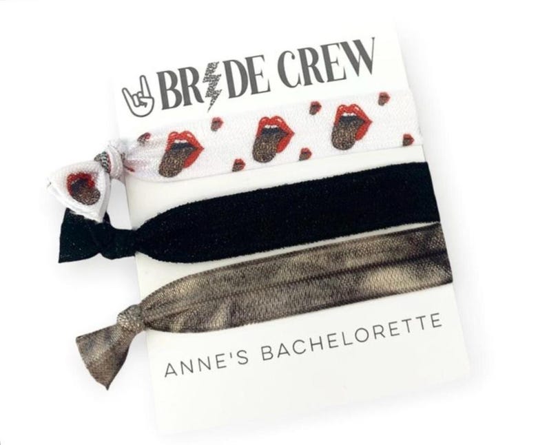Rock and Roll Bachelorette - Bach Tour - Bride Or Die Favor - Bride or Die Bachelorette - Heavy Metal Rock Bachelorette - Rock Concert Bach Bild 1