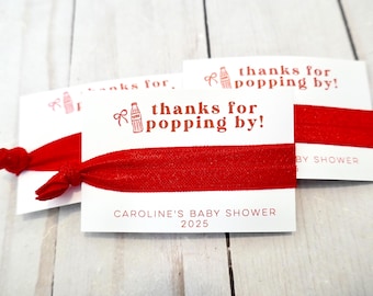 Ready to Pop Baby Shower Favor - Thanks for Poppin By - Soda Baby Shower - Retro Shower Theme - Summer Theme Shower - Soda Theme - Soda Bar