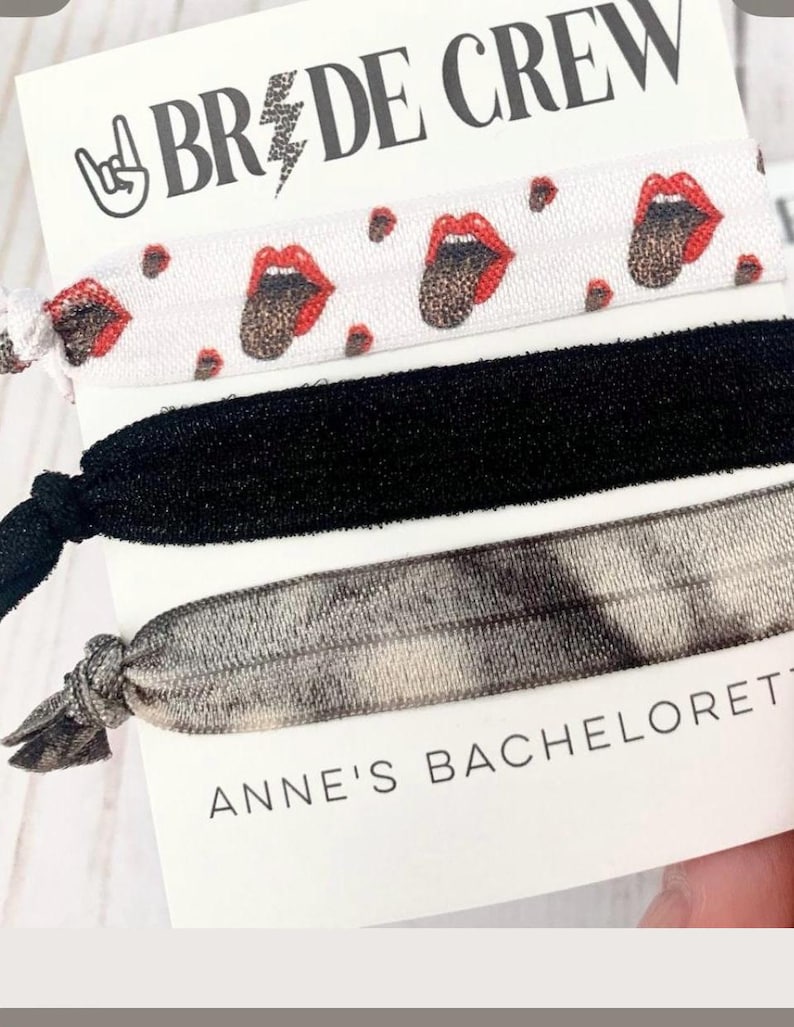 Rock and Roll Bachelorette - Bach Tour - Bride Or Die Favor - Bride or Die Bachelorette - Heavy Metal Rock Bachelorette - Rock Concert Bach Bild 2