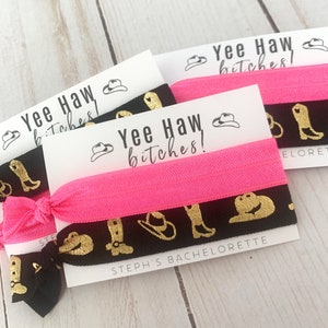 Country Bachelorette Favor - Yee Haw Bitches - Nashville Bachelorette - Smashed In Nash - Cowgirl Bachelorette - Texas Bachelorette Favor Bild 2