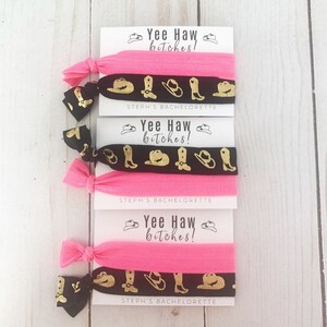 Country Bachelorette Favor - Yee Haw Bitches - Nashville Bachelorette - Smashed In Nash - Cowgirl Bachelorette - Texas Bachelorette Favor Bild 4