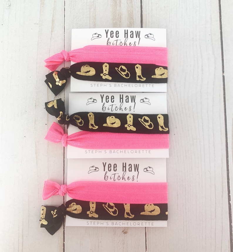 Country Bachelorette Favor - Yee Haw Bitches - Nashville Bachelorette - Smashed In Nash - Cowgirl Bachelorette - Texas Bachelorette Favor Bild 4