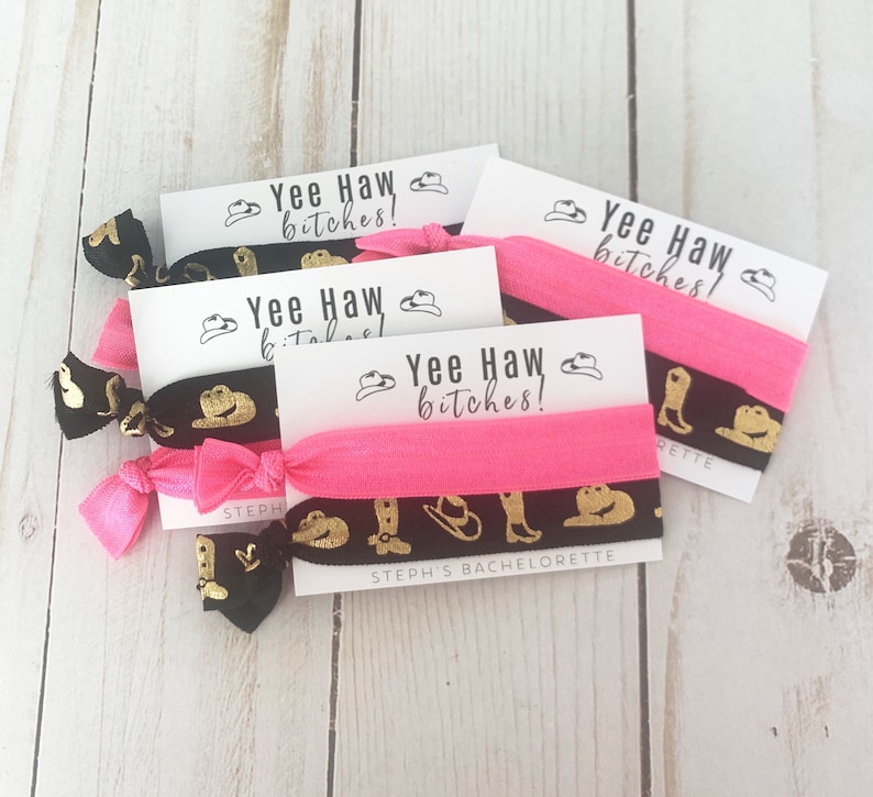 Country Bachelorette Favor - Yee Haw Bitches - Nashville Bachelorette - Smashed In Nash - Cowgirl Bachelorette - Texas Bachelorette Favor Bild 7