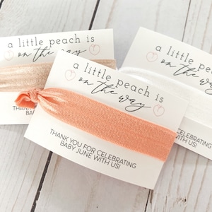 Little Peach Baby Shower Favor - Sweet As A Peach Shower - A Little Peach Is On The Way - Peach Baby Shower Favor - Sweet Little Peach