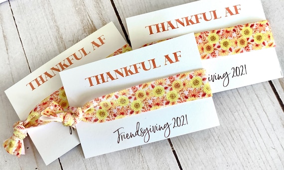 Friendsgiving Party Favor - Thanksgiving Party Favor - Talk Turkey To me - Thankful AF - Friendsgiving Gift - Friendsgiving Decor - Thankful