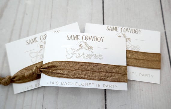 Same Cowboy Forever Bachelorette Favor - Nashville Austin Rodeo Party - Wild West - Last Rodeo Cowgirl - Bachelorette Theme - Personalized