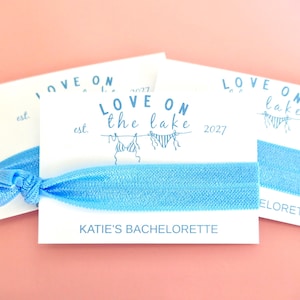 Love on the Lake Bachelorette - Lake Party Favors - Camp Bachelorette Theme - Personalized Party Favors - Coastal Water Float Favor