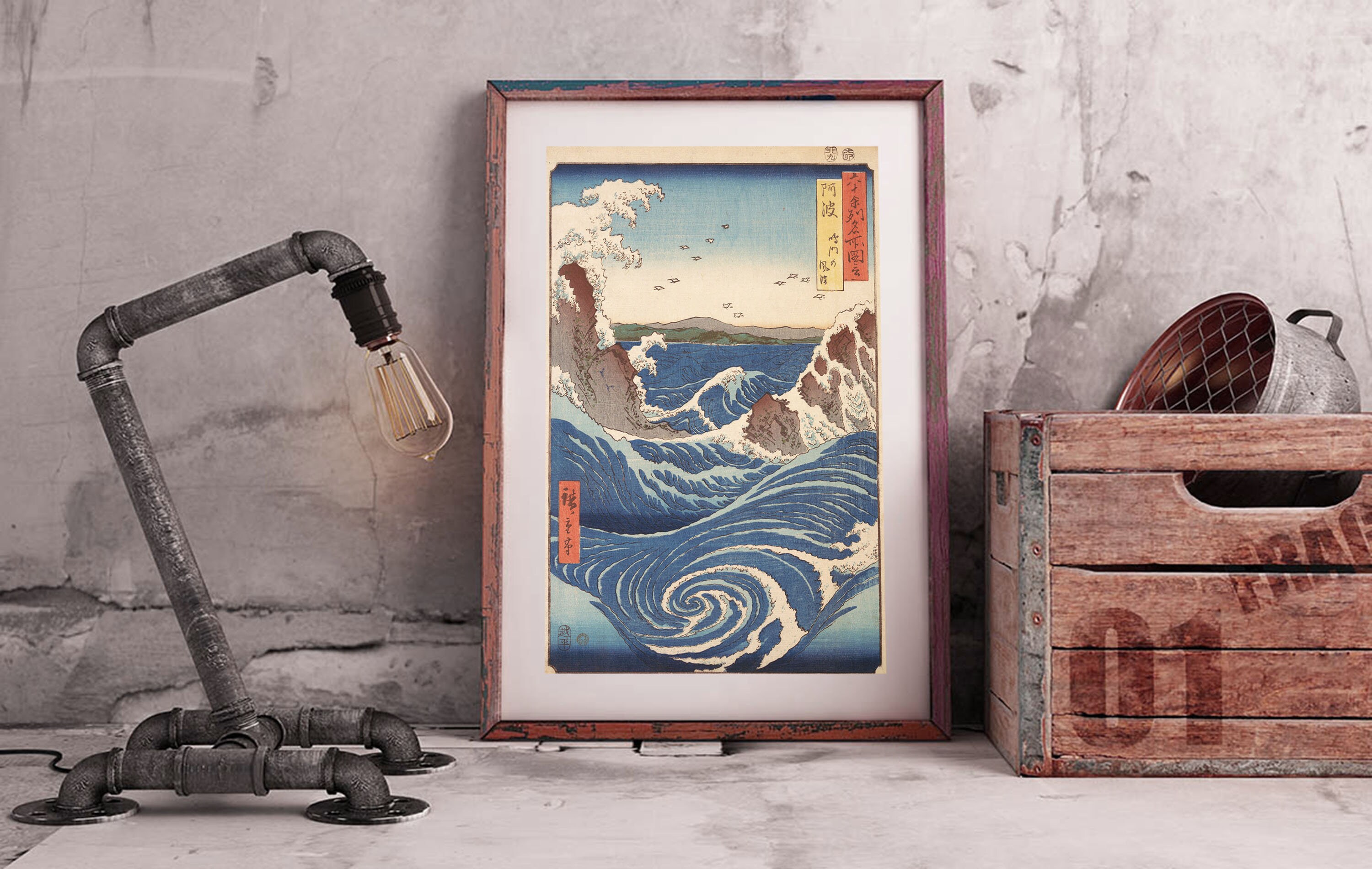 EuroGraphics Puzzle Naruto Whirlpool Von Hiroshige – 1000 Teile, 48x68 Cm, Aus Recyceltem Karton