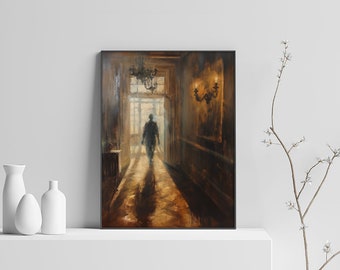 Spectral Symphony | Ghost Halloween Art Print, a Melody of the Ethereal, Fine Art Print P-22-22