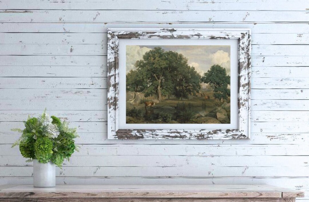 Jean Baptiste Camille, Landscape Painting Fine Art Print, Forest of