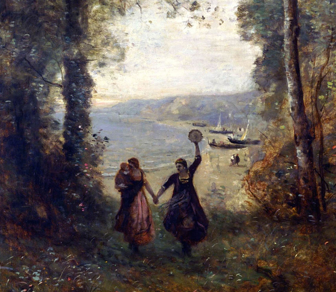 Jean Baptiste Camille Landscape Painting Fine Art Print - Etsy