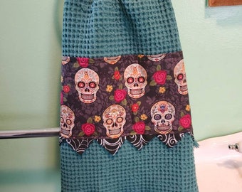 Hand towel Halloween, gothic hand towel, decorative hand towels, Halloween hand towels for bathroom and kitchen