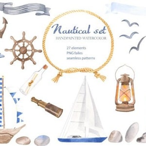 Set Náutico Acuarela