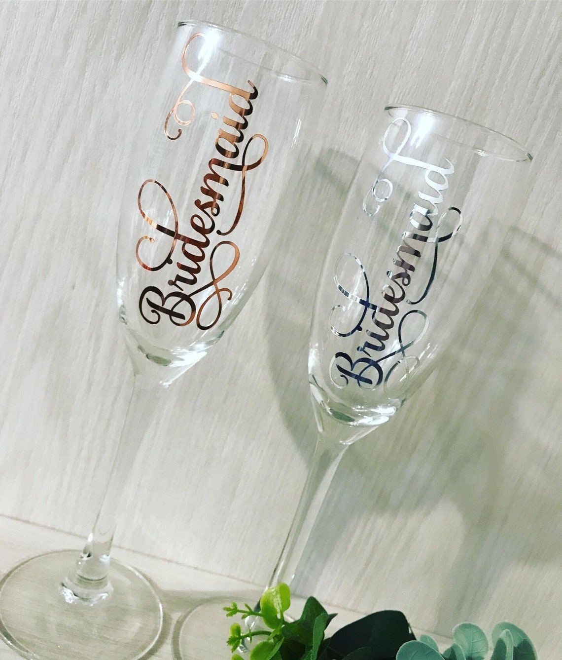 Personalised Champagne Glass Etsy