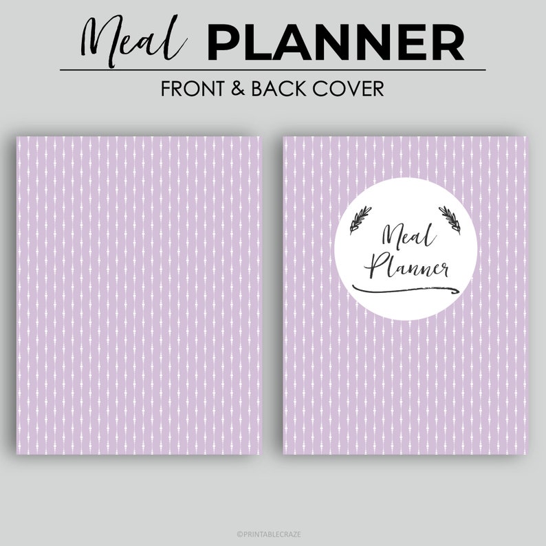 MINI HP Meal Planner Recipe Binder Food Menu Family Printable - Etsy