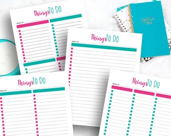 To Do List Printable - Etsy