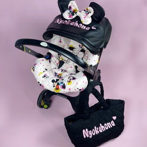 Cute baby girl sale car seats and strollers