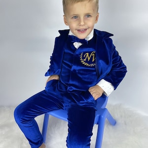 Baby top velvet suit