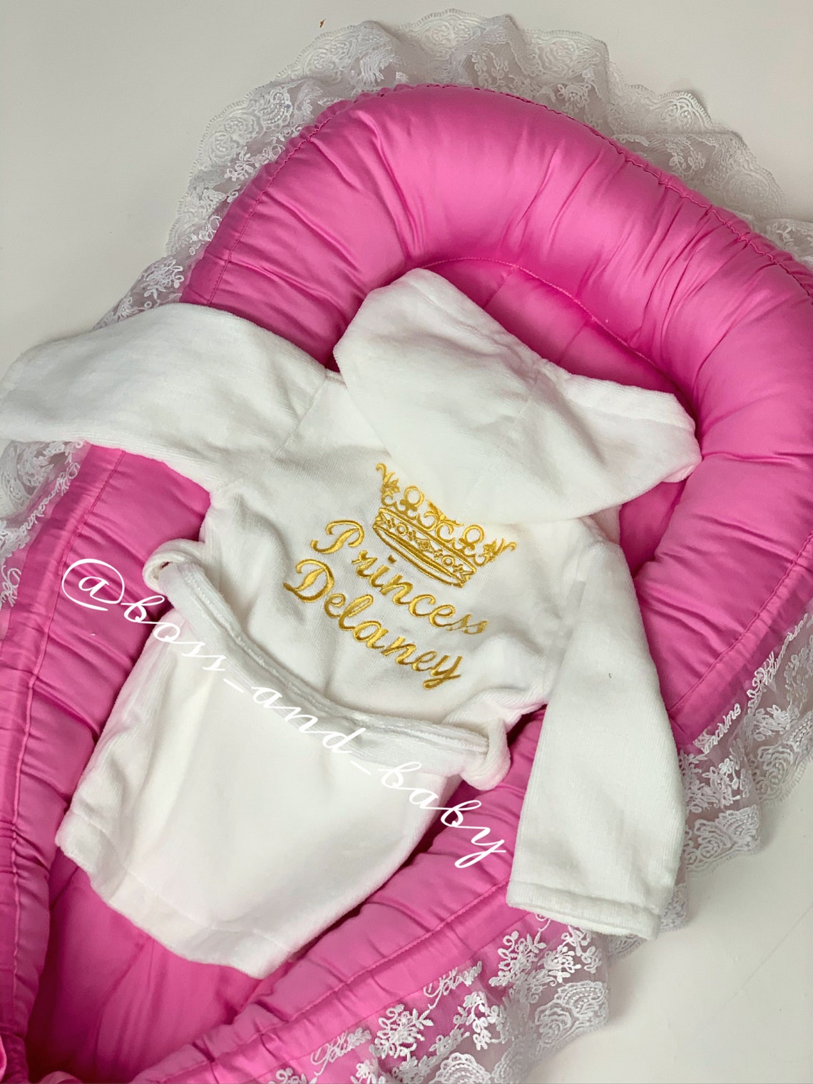 Personalized baby robe custom embroidered with any name or Etsy