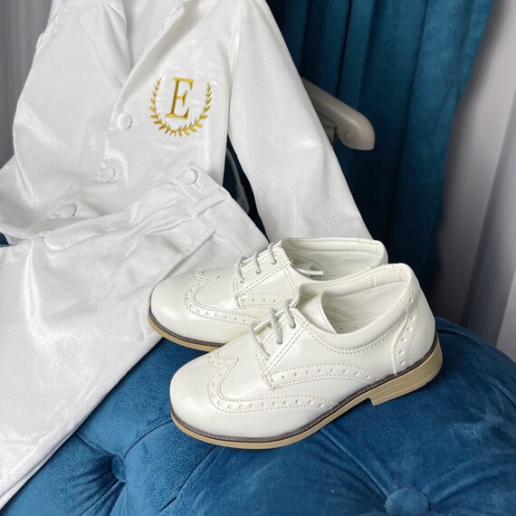 White dress shoes for infant best sale boy