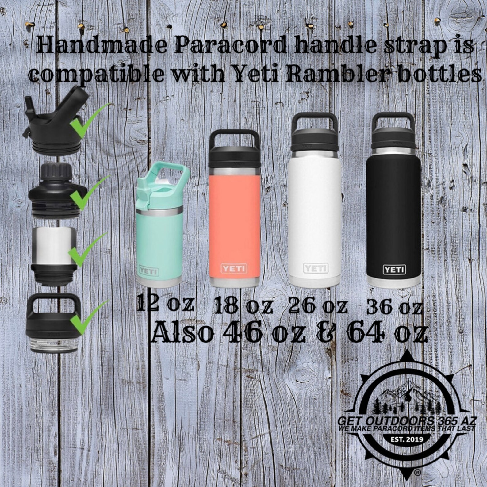 Yeti Rope Set Handmade Paracord Handle Strap for Yeti Rambler. - Etsy