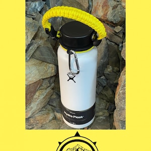 Handmade Paracord Handle For 2.0 Hydro Flask Widemouth.