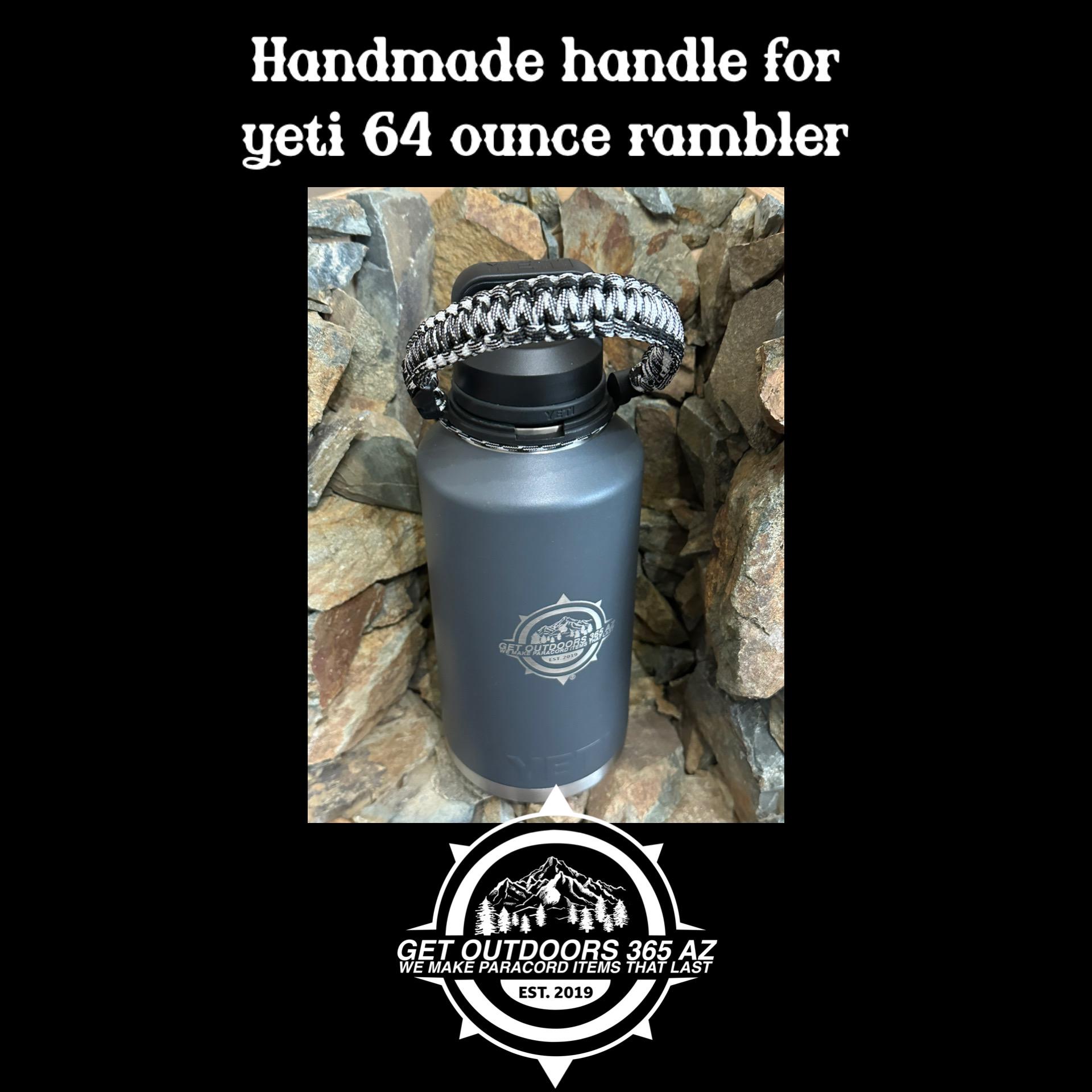Handmade Paracord Handle for 64oz Yeti