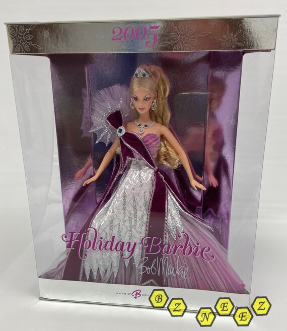 holiday barbie bob mackie 2005