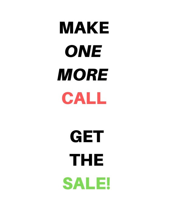 Motivational Sales Posters