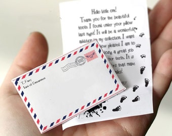 Tooth Fairy Brief Paket Direkter Download Printable