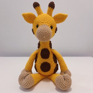 Handmade Crochet Amigurumi Plush Doll - Dolores the Giraffe  - Nursey / Gifts / Children&#39;s Toy / Collectibles