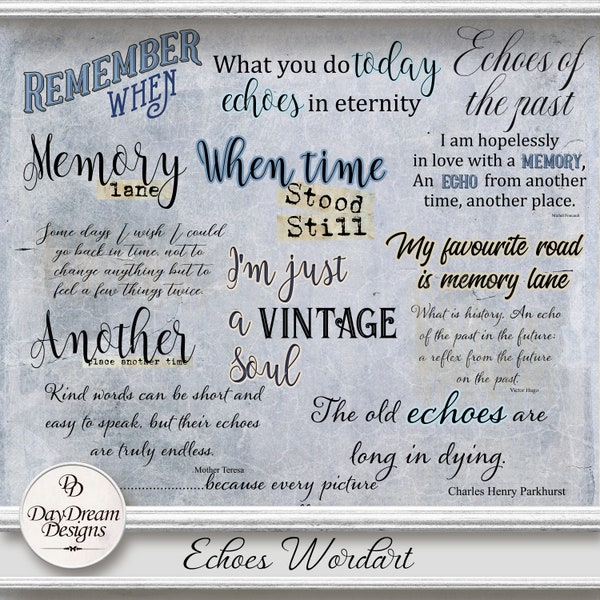 Echoes WordArt